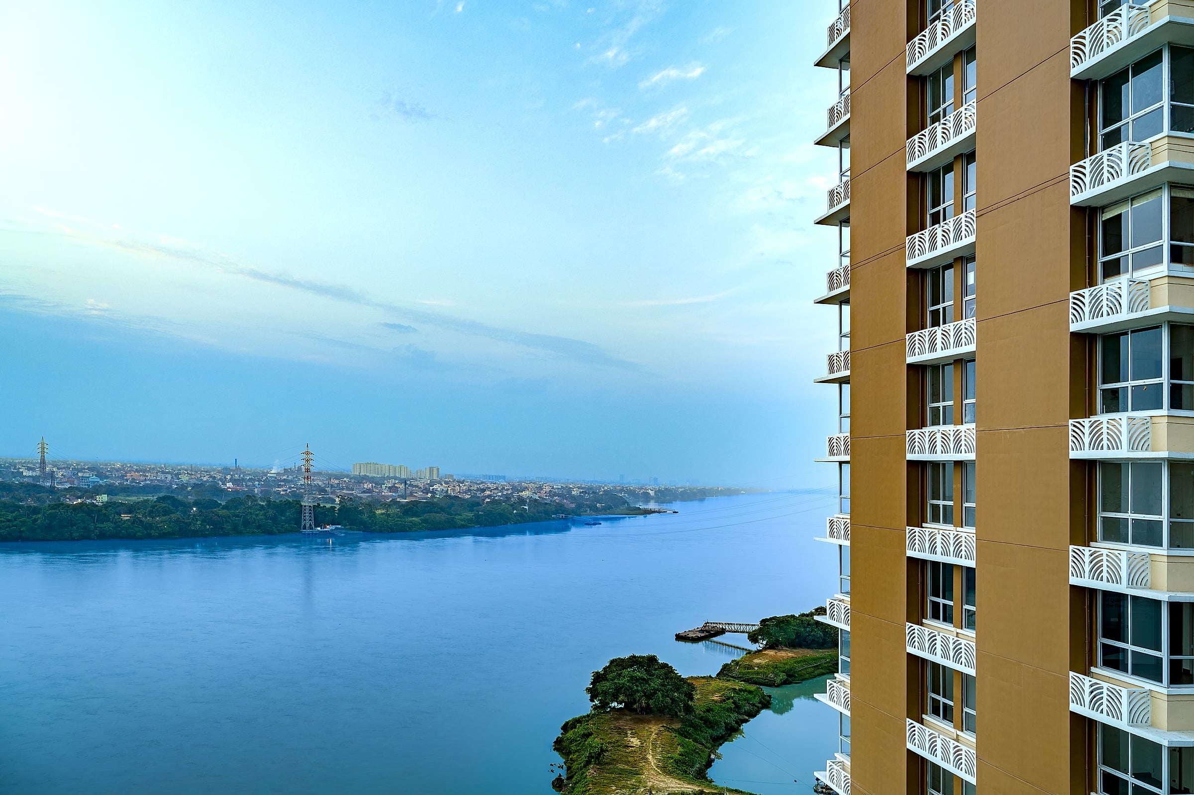 New Kolkata aerial view
